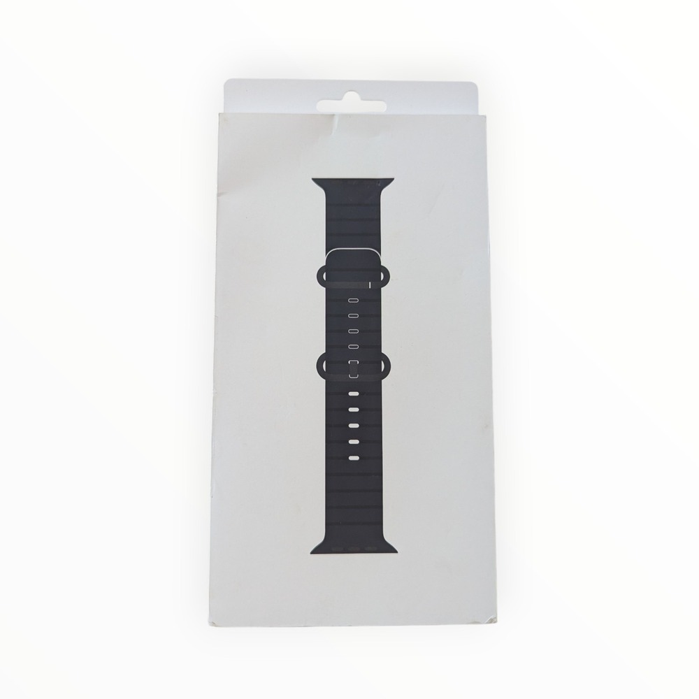 22-N Apple Watch Band 49mm Black Titanium Ocean Band MYPD3AM/A
